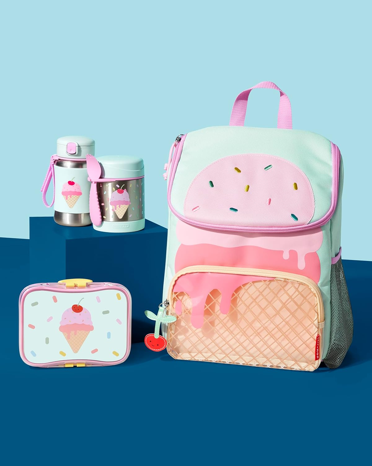 Skip Hop Sparks Kid's Backpack, Kindergarten Ages 3-4, Ice Cream
